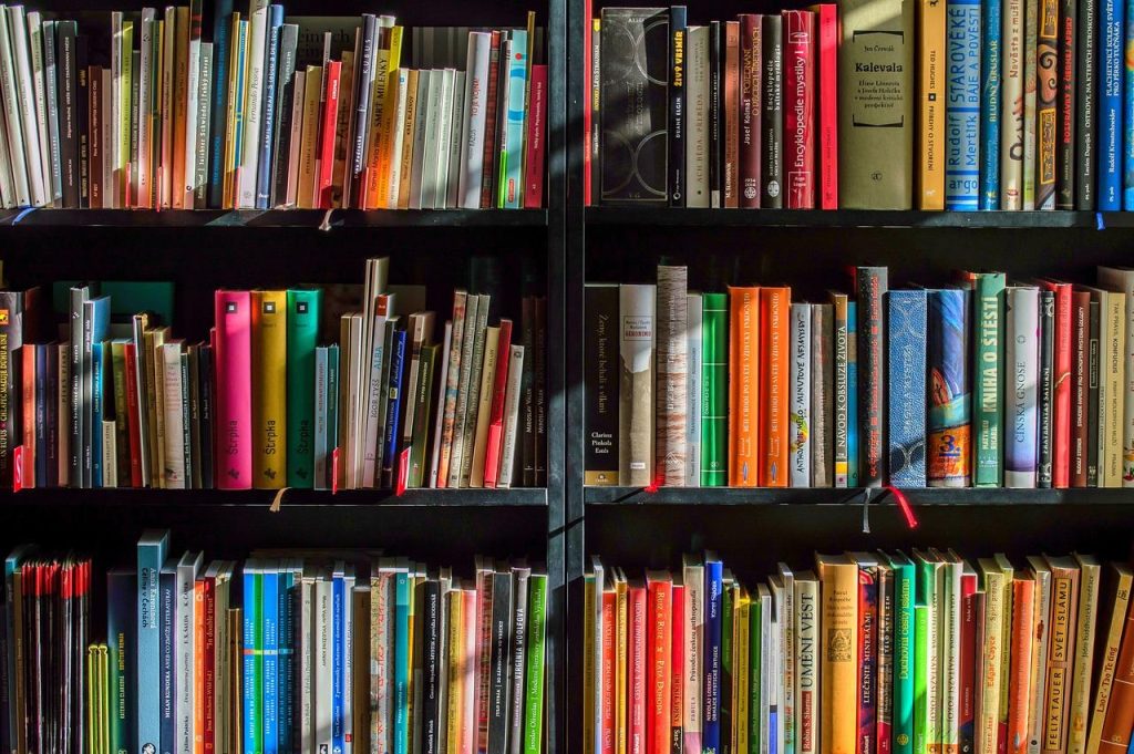 Interieur van Boekhandel in Den Helder met boekenkasten en literaire evenementen voor boekenliefhebbers